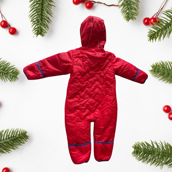 Snozu  1-piece Cozy Snowsuit for Boy or Girl & Red&Blue Baby Toddler 24 months - Picture 2 of 10
